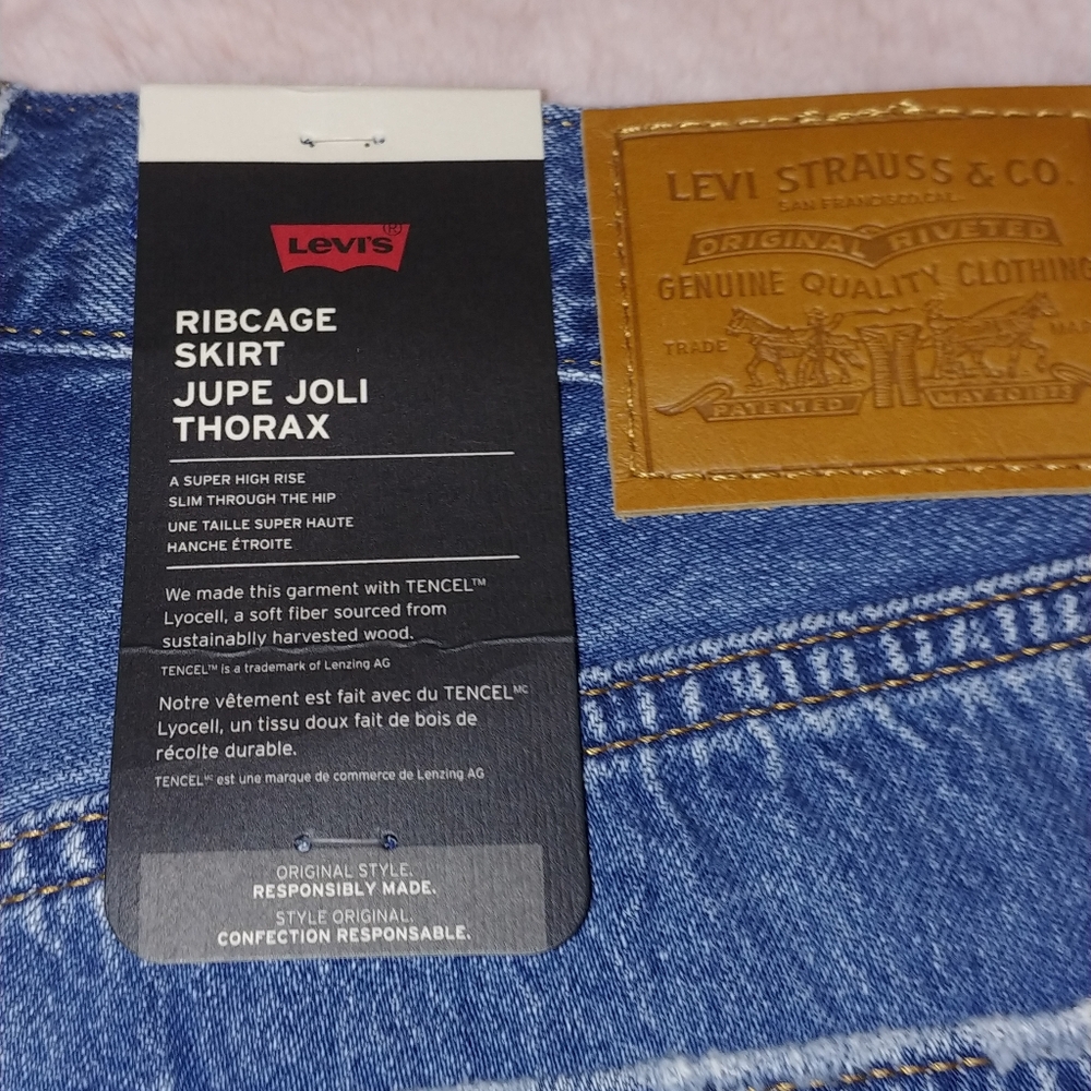 NWT Levi's Ribcage Skirt - Picture 9 of 11